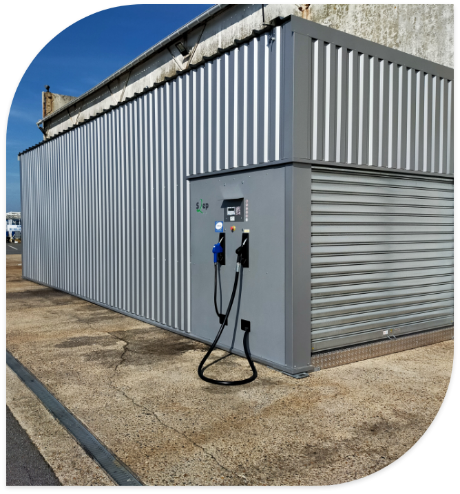 station autonome carburant