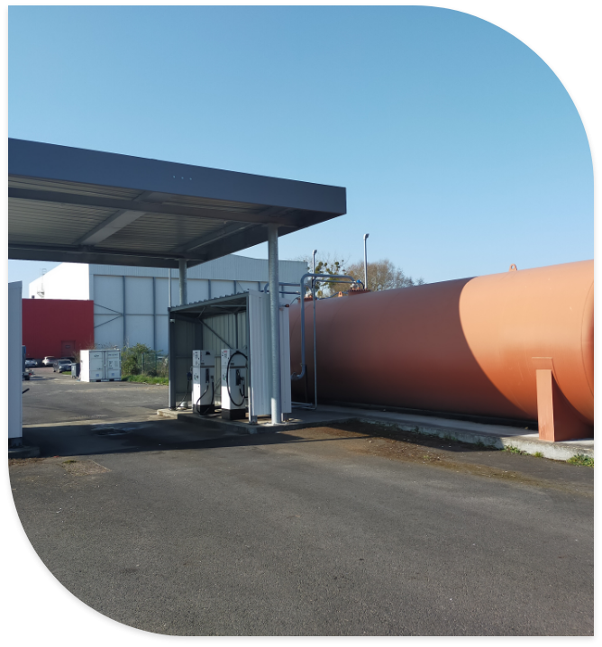 station de carburant